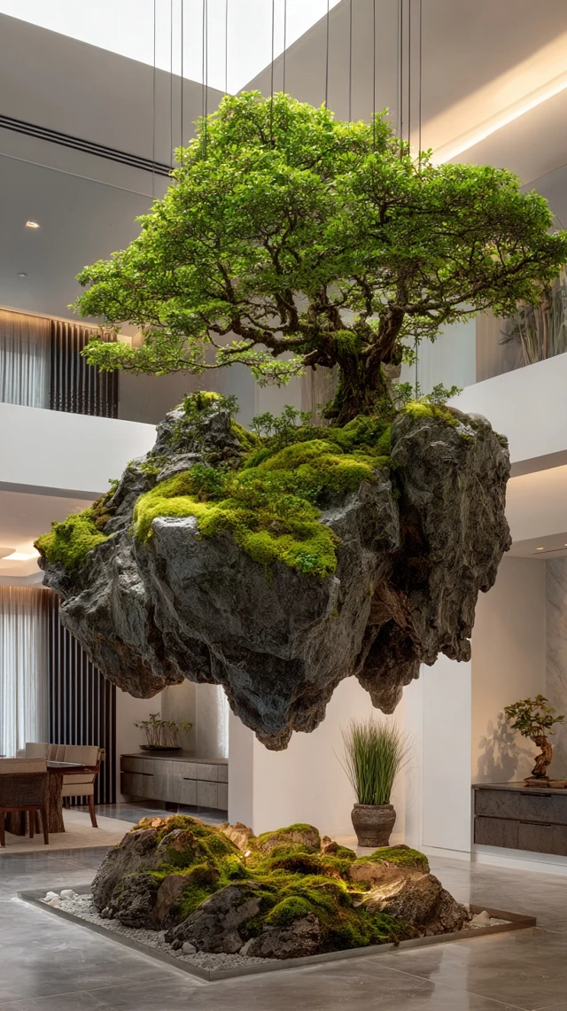 Modern Bonsai Tree Elegant Home Decor