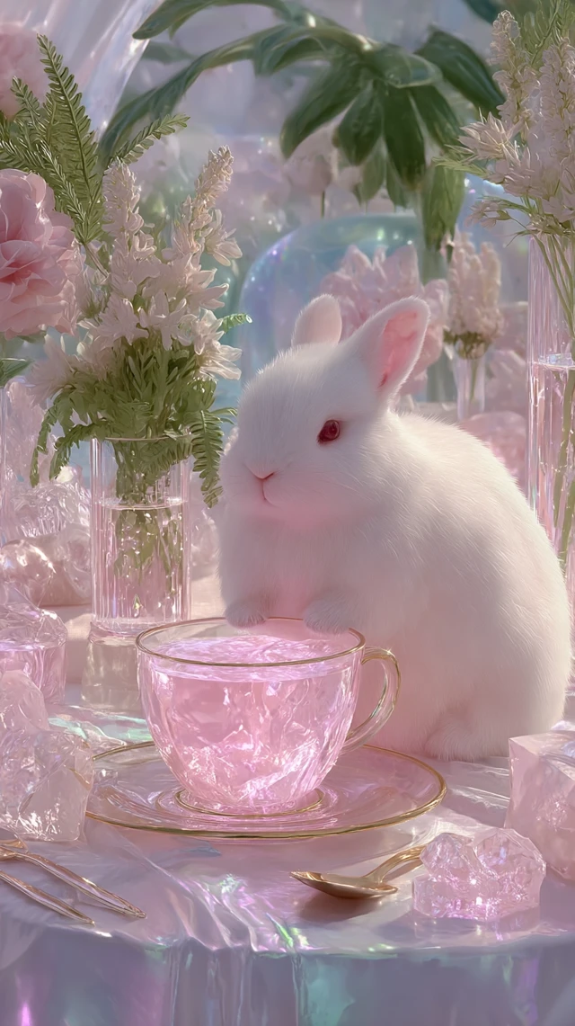 Bunny Forest Tea Party Glowing Jelly