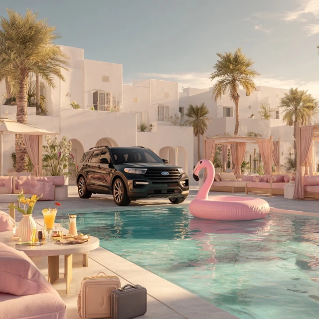 Ford Explorer Corporate Car Leasing AllInclusive Resort