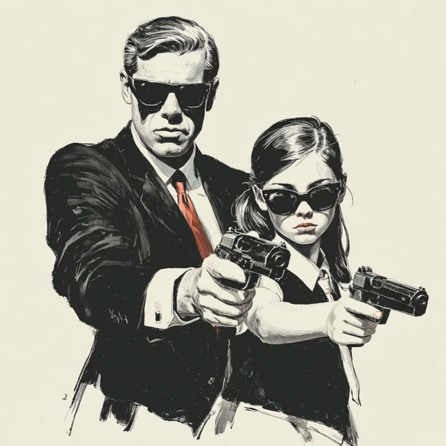 Spy Dad and Daughter Duo Secret Agents in Action