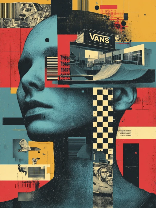 Faceless Woman Vans Skatepark Abstract Art