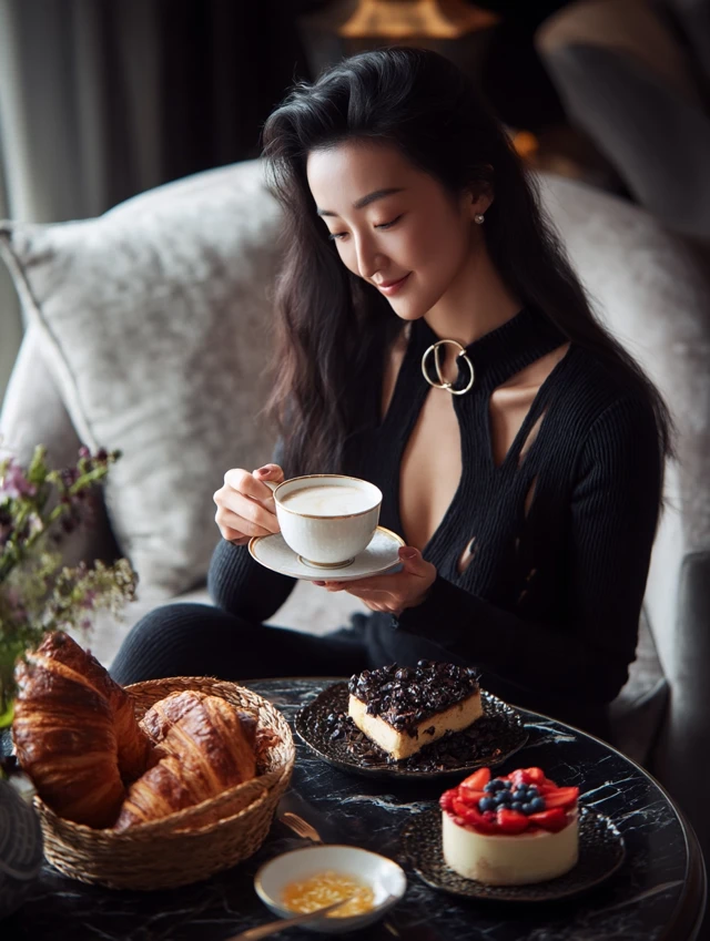 Elegant Afternoon Tea with a Chinese Lady
