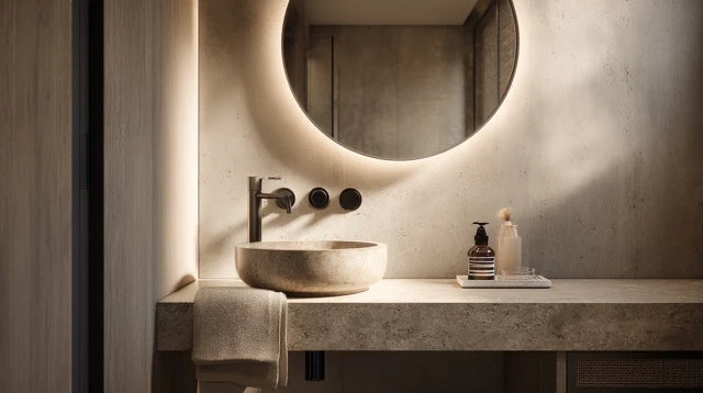 Luxury Powder Room Design: Sydney Residence