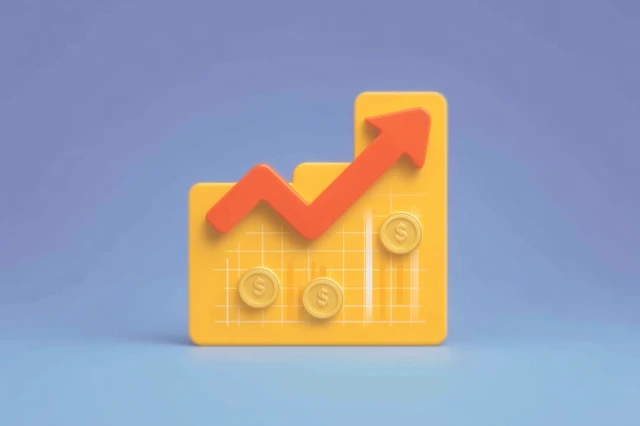 Financial Growth Chart Investment Graph