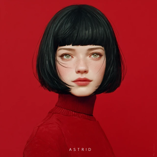 Astrid Portrait Art