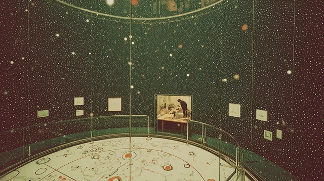 Observation Chamber with Storm and Star Charts