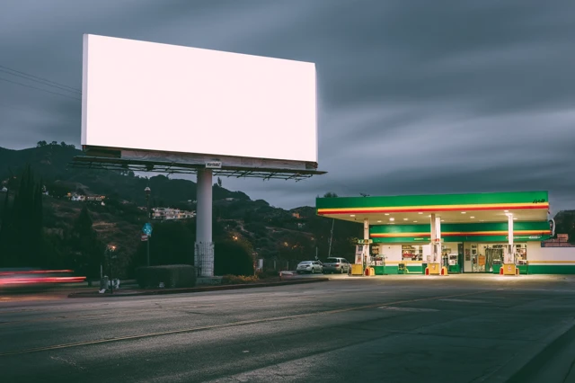 Empty Billboard Architect Photography