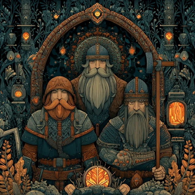 Dwarven Forge Masters Stone Arches and Rune Glyphs