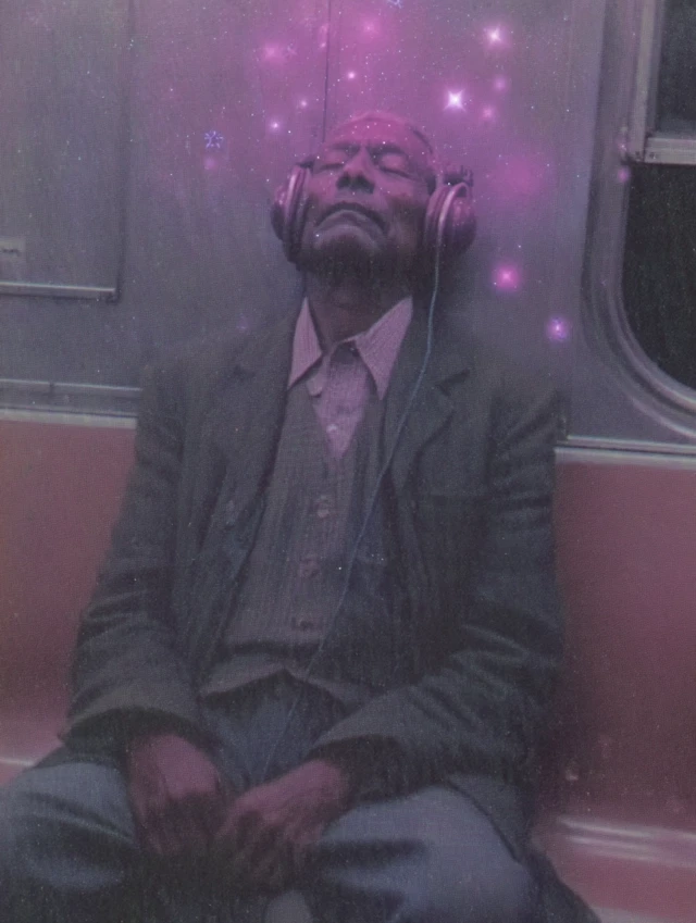 NYC Subway 1986: Dreamlike Photo by Jamal Shabazz