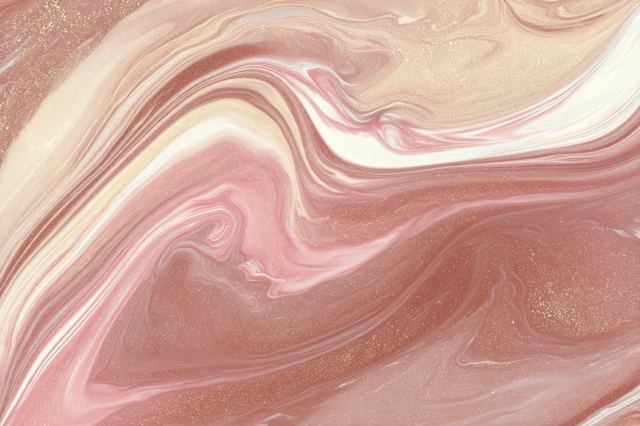 Elegant Marble Background Rose Champagne Apricot Swirl