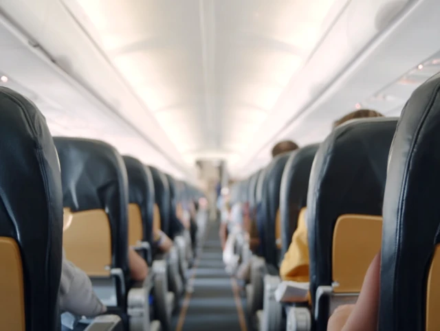 Southwest Airlines Plane Interior Seat Backs