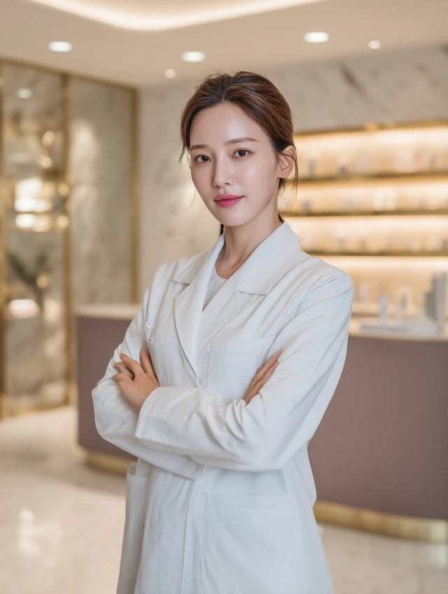 Korean Dermatologist in Luxury Clinic
