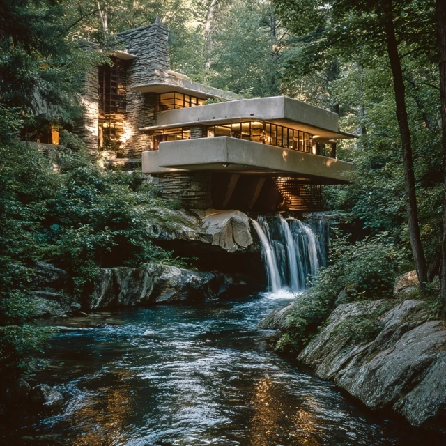 Fallingwater by Frank Lloyd Wright Architecture