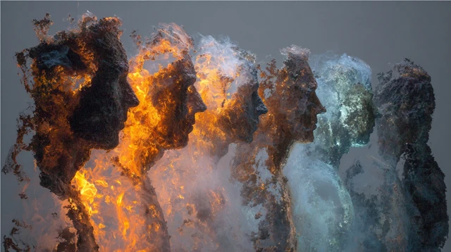 Elemental Beings Fire Air Water Earth Ether