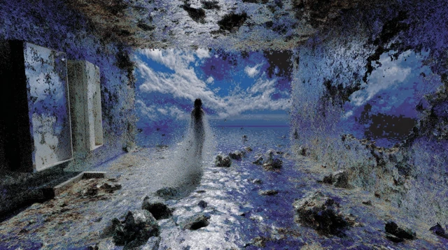 Fractured Psyche Abstract Surreal Landscape Trauma