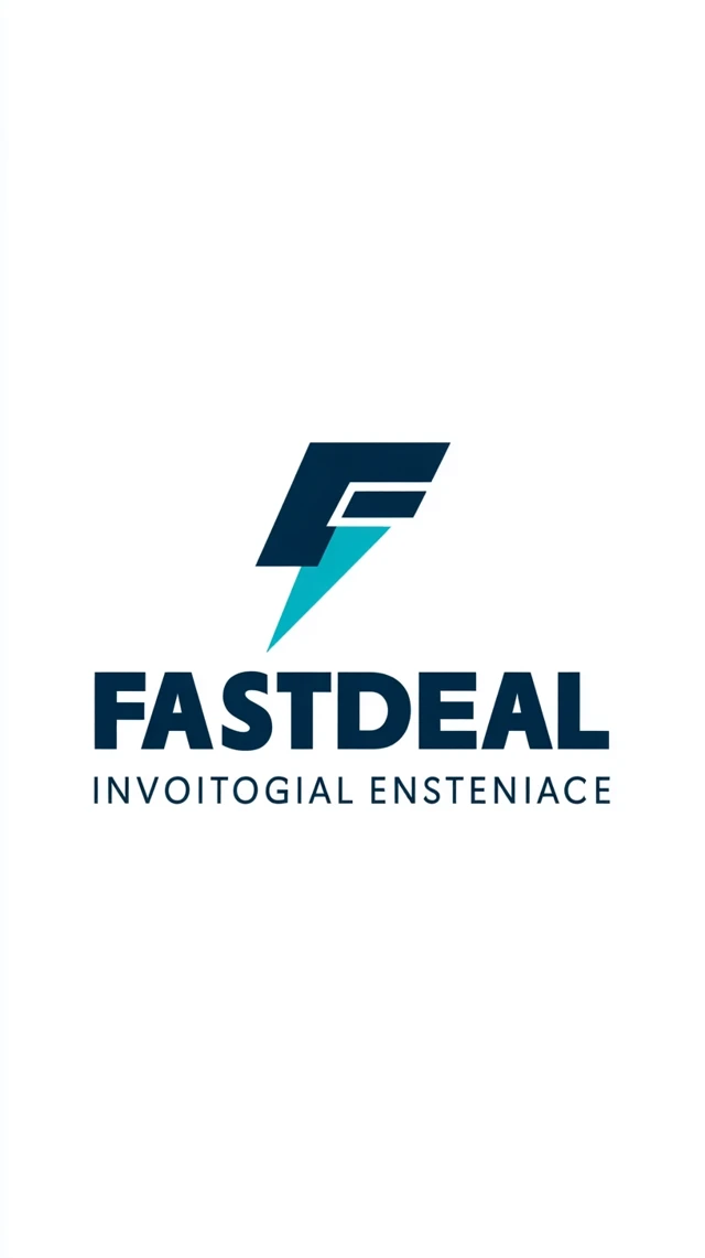 FastDeal Logo Design Real Estate Investment Brand