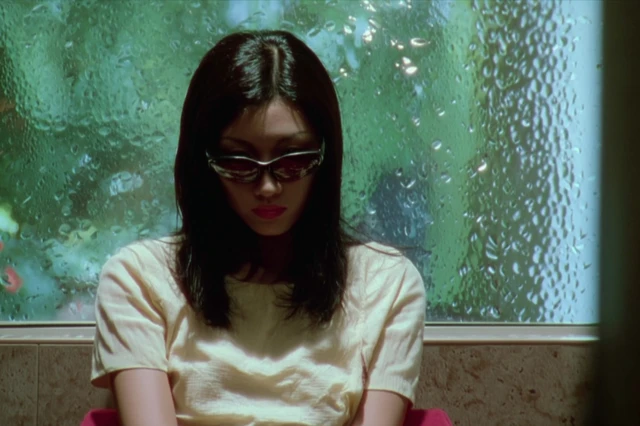 90s Film Still Rumi In Sunglasses Serene Tension