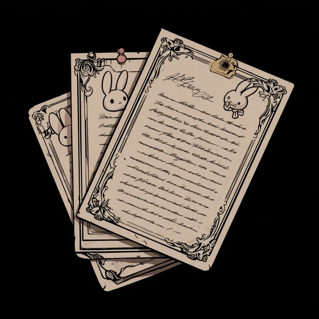 Genshin Impact Gothic Sheet Icon Cartoon Rabbit