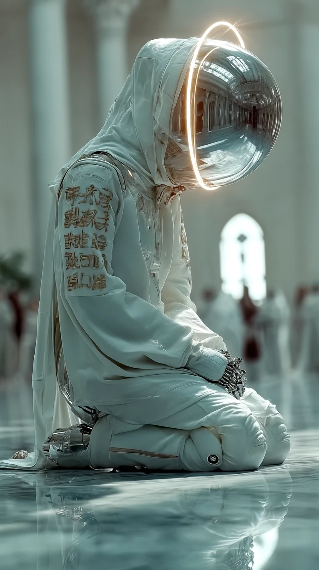 Futuristic Cathedral in Space: Photo-Surrealism