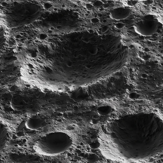 Moon Texture Seamless High Resolution 3D