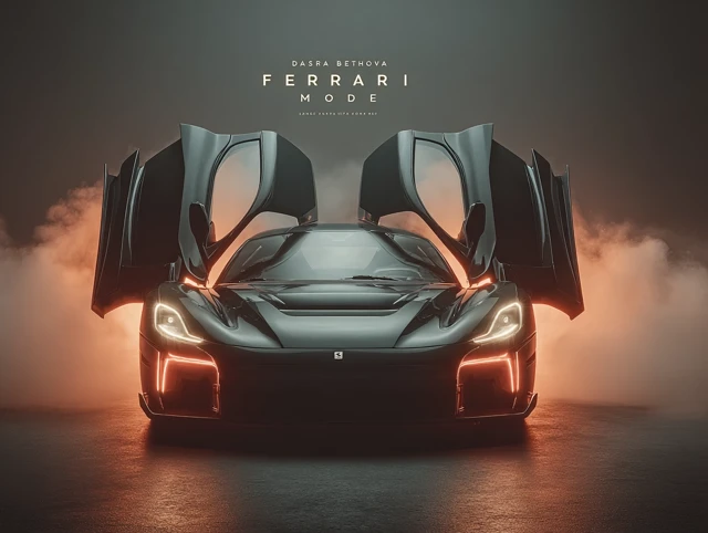 Ferrari Mode: Dasha Beathova Album Art