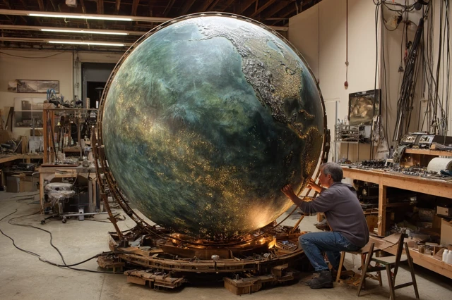 Earth-Size Almagest Model in Action