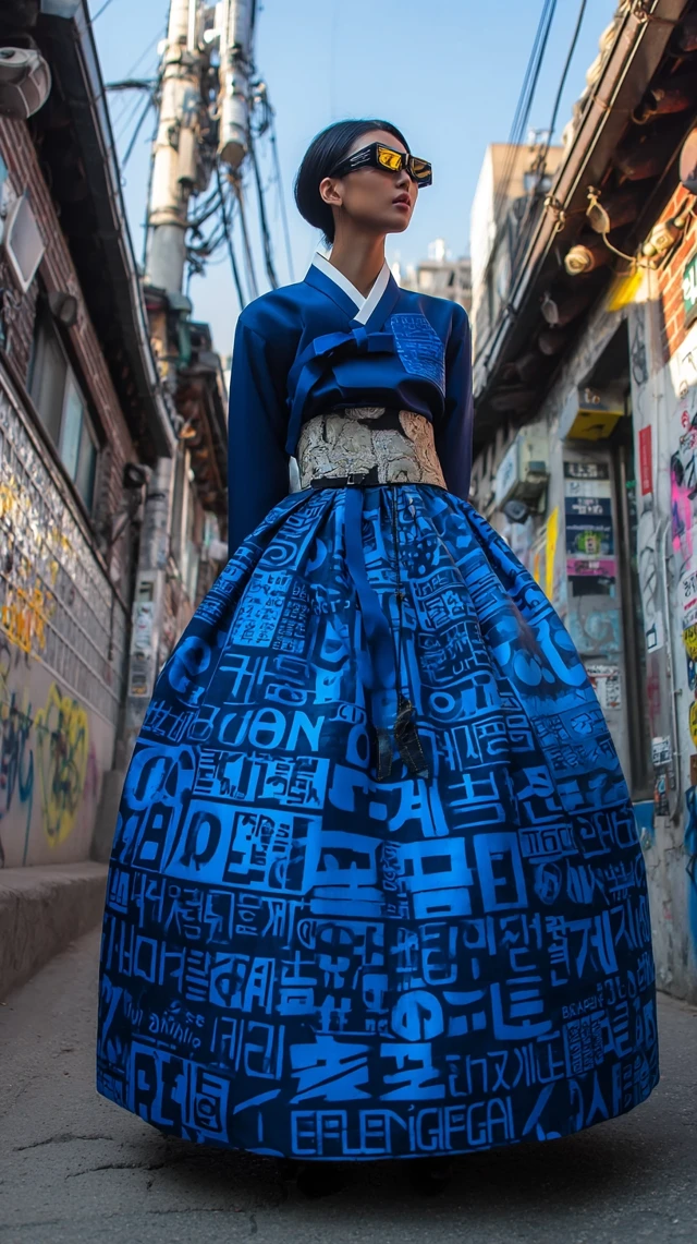 Hanbok Balenciaga Urban Fashion Fusion