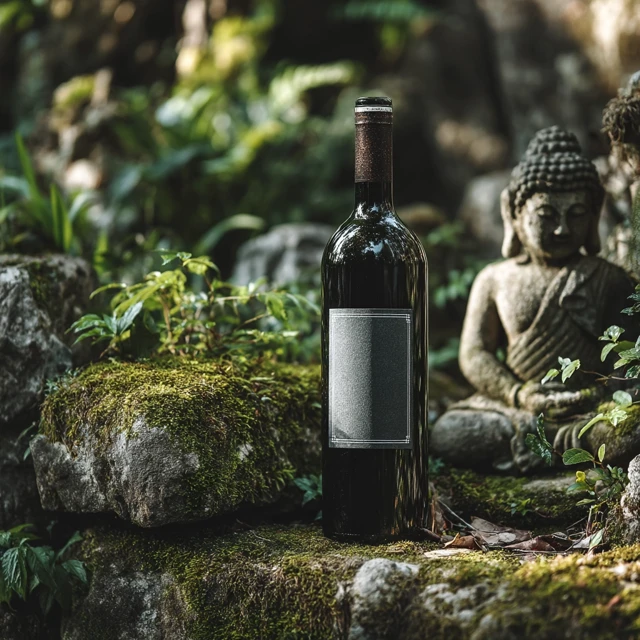 Buddha Garden Bottle Dark Fantasy