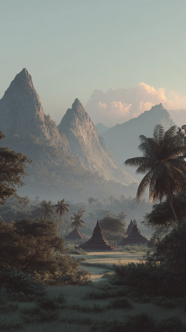 Ancient Indonesian Mountain City 10000 Years Ago