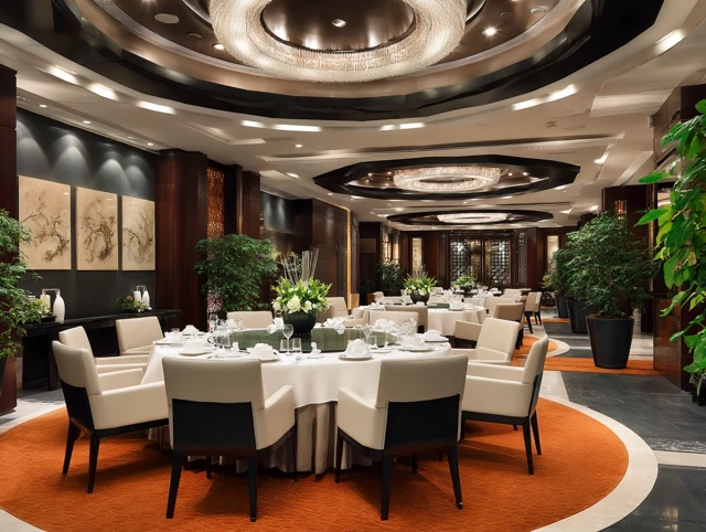 Elegant Chinese Restaurant Interior Design