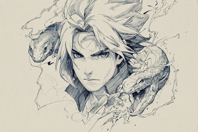 Sasuke Uchiha Tattoo Design Lightning Snake Anime