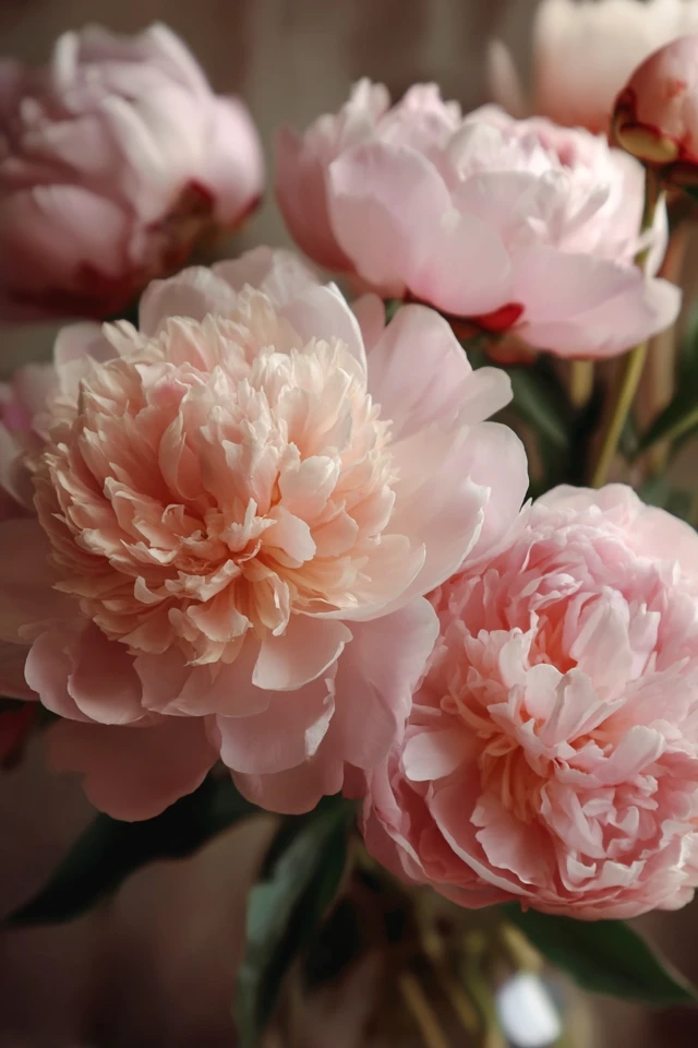 Pale Pink Peonies Delicate Flower Photography