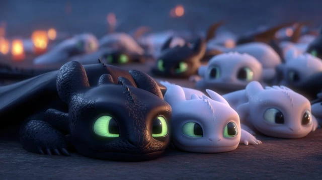 How to Train Your Dragon Night Fury Dragons Pixar