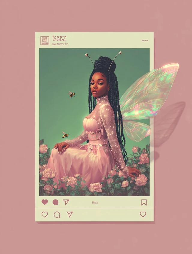 Honeybee Princess Instagram Post Black Girl Magic