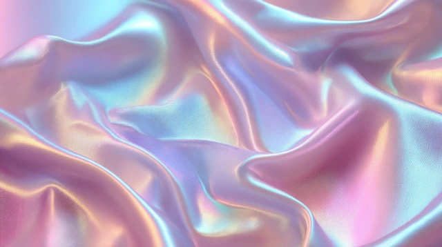 Iridescent Satin Fabric Elegant Luxury Background
