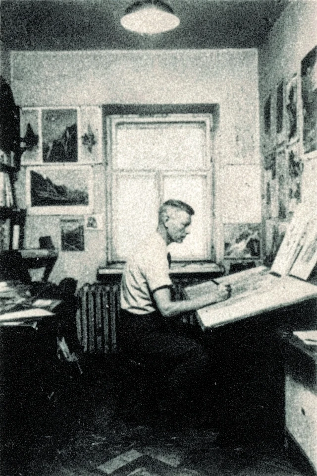 Soviet Animator in 1950s USSR Animation Studio