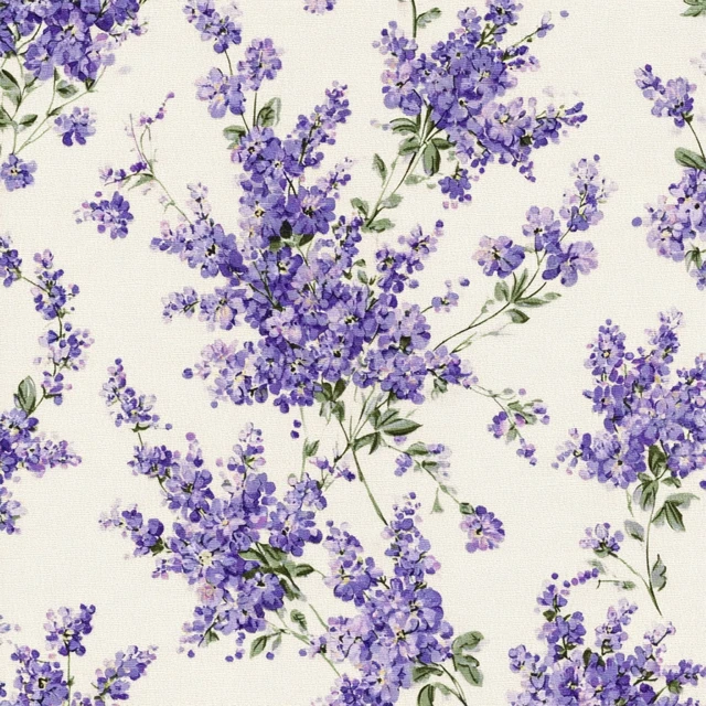 Delicate Purple Floral Pattern Design
