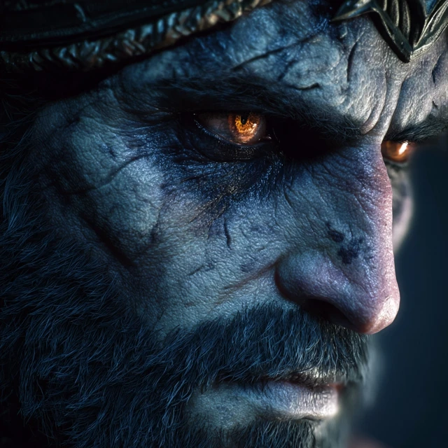 Hades God of the Underworld Cinematic Portrait