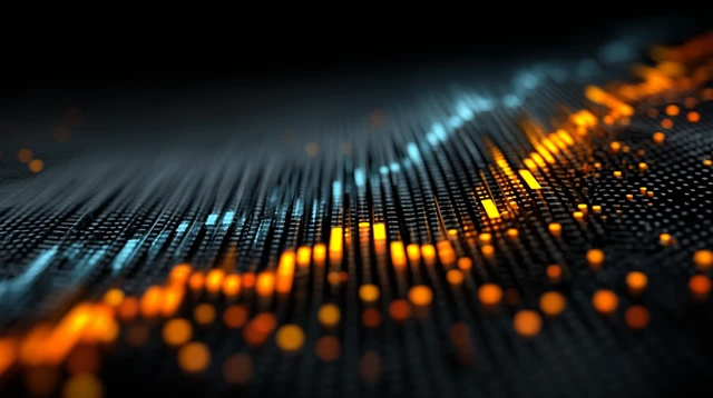Abstract Finance Chart Illustration: Data Visualization