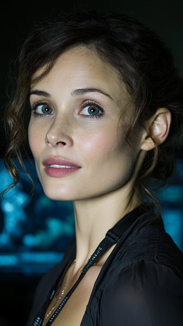 Womans Portrait: Moody Close-Up, Dramatic Lighting
