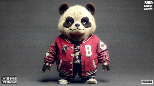 Panda at the Techno Party