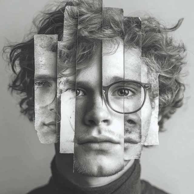 Faces Ripped and Mixed Creative Portrait Art