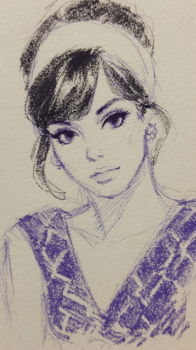 Don Bluth Mod Woman Sketch