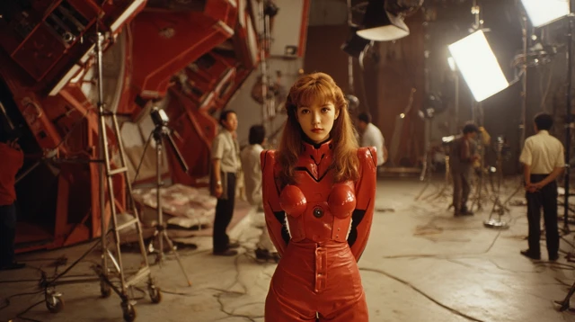 Retro Evangelion Still Jodorowsky Asuka Film Set