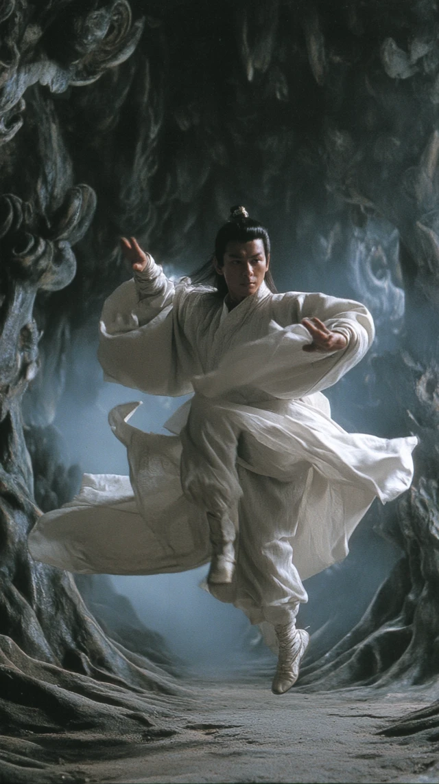 1980s Wuxia Movie Still Martial Arts Action