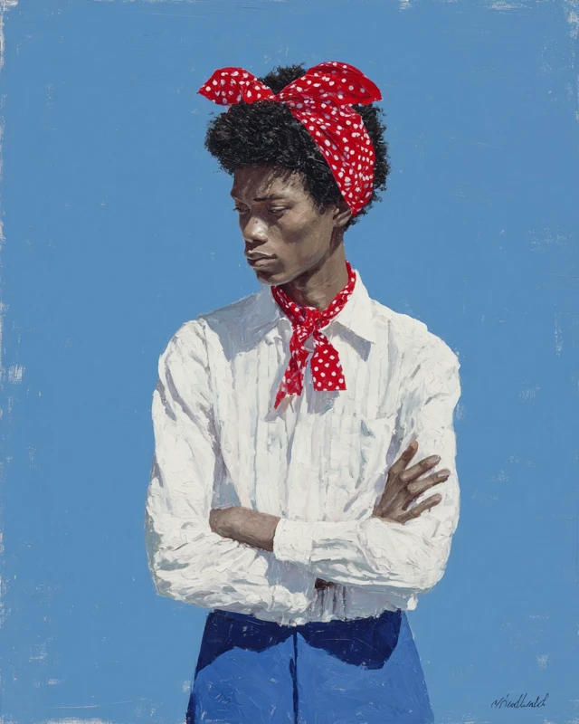 David Bowie by Amy Sherald Art Portrait