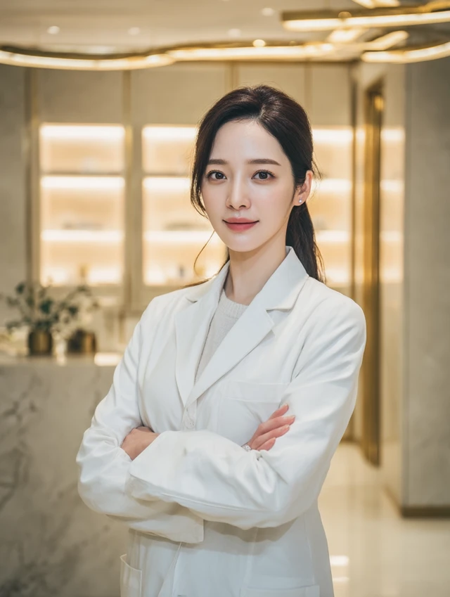 Korean Dermatologist in Luxury Clinic