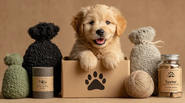 Golden Retriever Puppy in a Box Pet Supplies