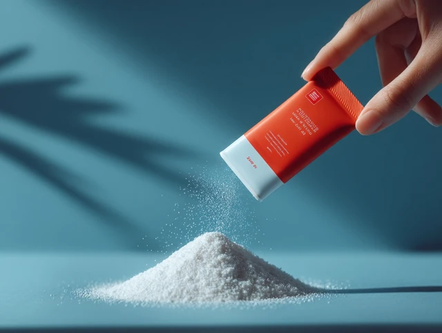 Powder Pouring Product Photography Minimalist Design