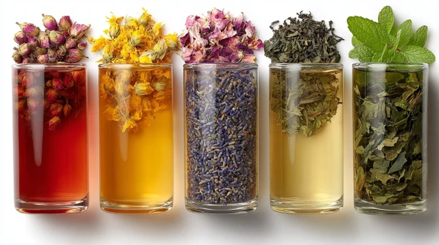 Floral Tea Collection Chamomile Lavender Rose Mint
